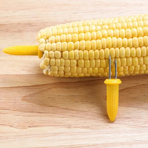 Corn the cob holders - on,