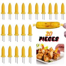 20x Corn Holders Stainless