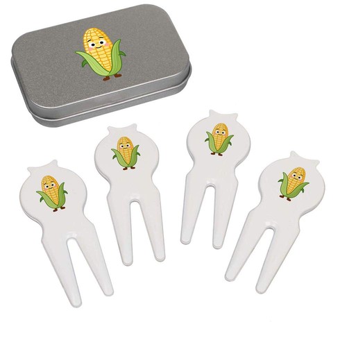 Happy sweetcorn golf divot - sweetcorn',